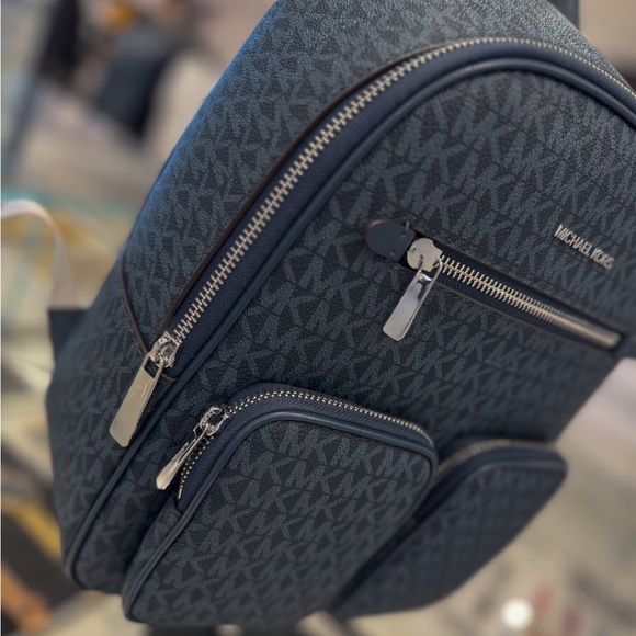 Michael Kors Jet Set Item Medium Backpack MK Admiral Multi - Picture 14 of 14